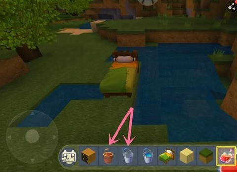 迷你世界怎么把水弄没[图1]