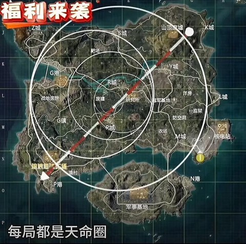 绝地求生的圈怎么看[图1]