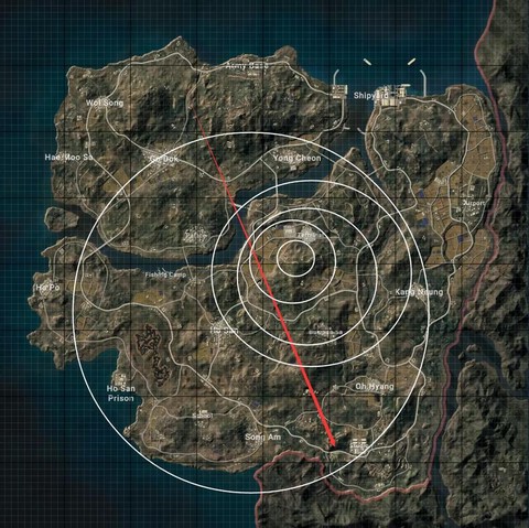 绝地求生的圈怎么看[图2]