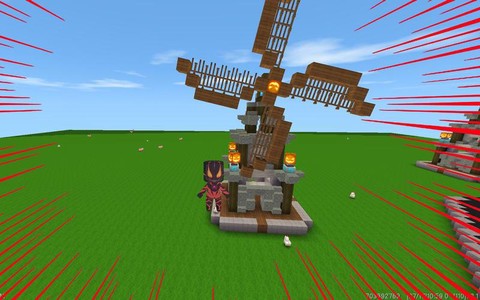 迷你世界如何制作风车[图2]