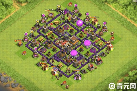 部落冲突六本怎么摆[图2]